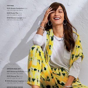 CAbi #6123 White Pocket Tee $39 NWOT